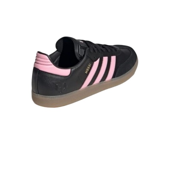 adidas NWB Samba Messi Inter Miami SZ 7.5 Mens Black Unisex Pink IH8158 Sneakers - Picture 4 of 12